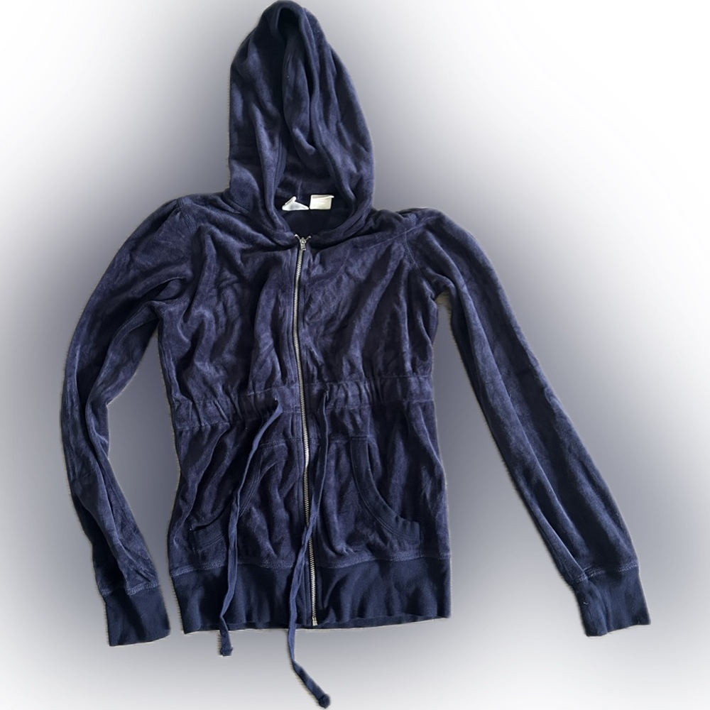 Blue chic tracksuit jacket - navy